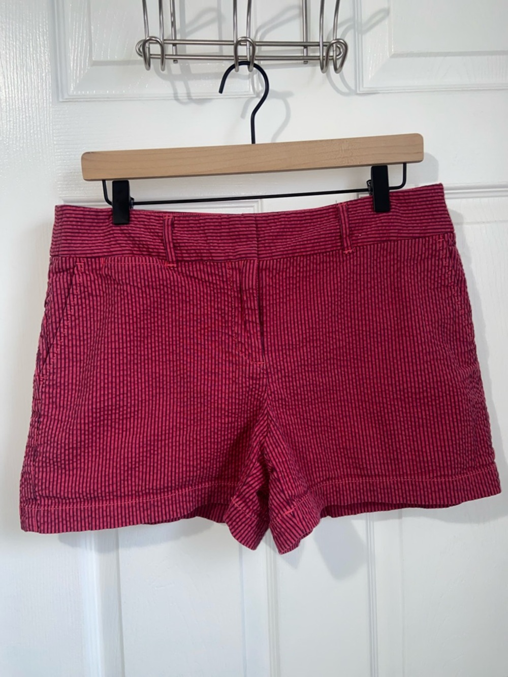 LOFT seersucker shorts